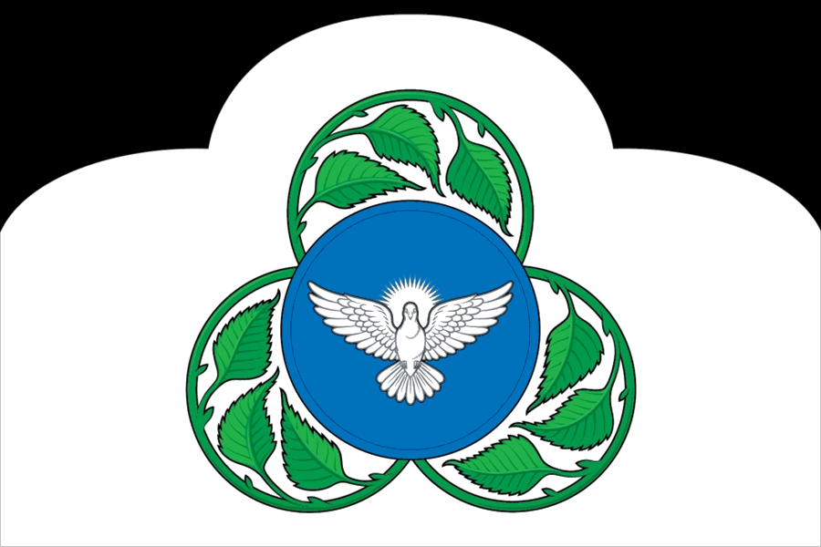 Флаг Малотроицкого сельского поселения.